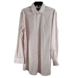 Stacy Adams French cuff long sleeve dress shirt size 17, 34/35